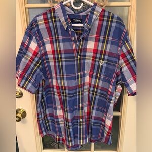 Chaps Men's Multicolor Plaid Button-Down Shirt